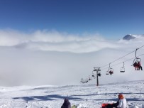 Davraz'da Sisli Manzarada Kayak Keyfi