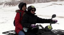Karla Kaplı Kapadokya'da ATV Turu