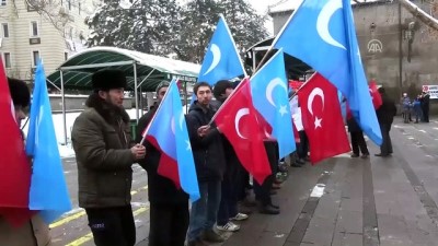 Kayseri'deki Uygur Türklerinden Zeytin Dalı Harekatı'na Destek