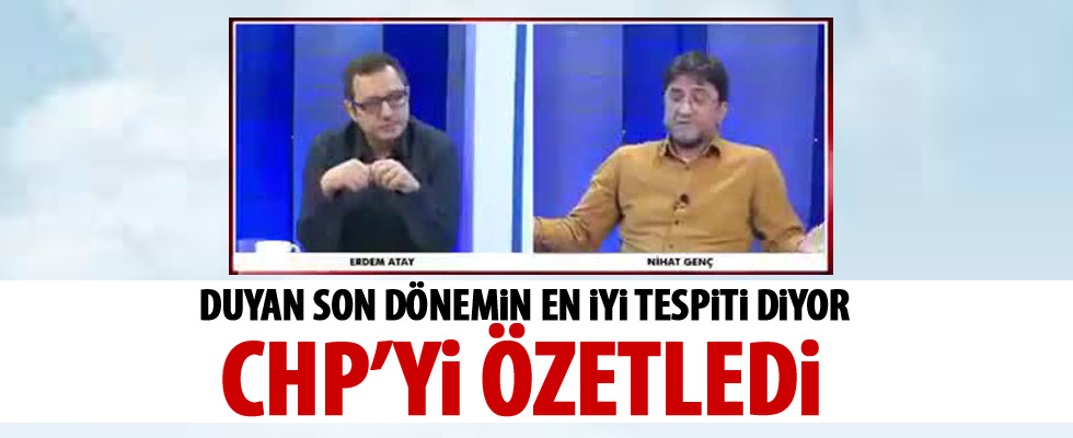 Nihat Genç'ten çok konuşulacak sözler