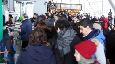 Uludağ'a Ulaşımda Teleferiğe Yoğun İlgi