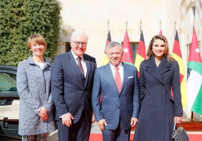 Ürdün Kralı II. Abdullah, Almanya Cumhurbaşkanı Steinmeier İle Bir Araya Geldi