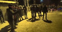 Ağrı'da Eksi 15 Derecede Halaylı Asker Uğurlaması