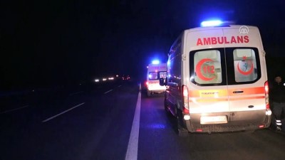 Anadolu Otoyolu'nda Trafik Kazası Açıklaması 5 Yaralı