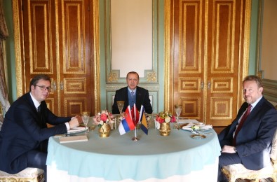 Erdoğan, Sırbistan Cumhurbaşkanı Vuçiç İle Öğle Yemeği Yedi