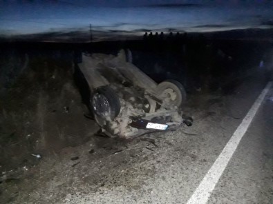 Aksaray'da İki Otomobil Çarpıştı Açıklaması 2 Ölü, 6 Yaralı