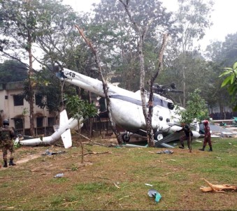 Kuveyt Genel Kurmay Başkanını Taşıyan Helikopter Bangladeş'te Düştü