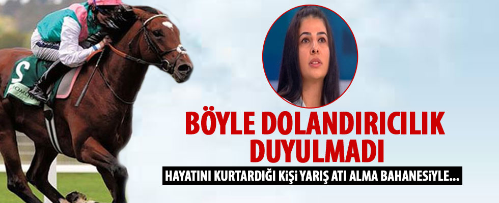 Yarış atı dolandırıcılık malzemesi oldu