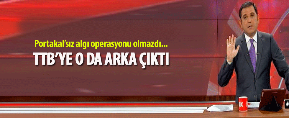 Fatih Portakal da skandala sahip çıktı