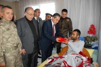 NACI KALKANCı - İl Protokolü Afrin Gazisine Geçmiş Olsun Dileklerinde Bulundu