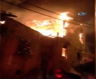 İstanbul'da Metruk Binada Korkutan Yangın