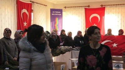 Afrin'deki Mehmetçik İçin Ankara'dan Örgü