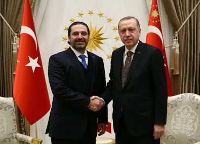 Cumhurbaşkanı Erdoğan, Lübnan Başbakanı Hariri'yi Kabul Etti