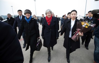İngiltere Başbakanı May, Çin'de