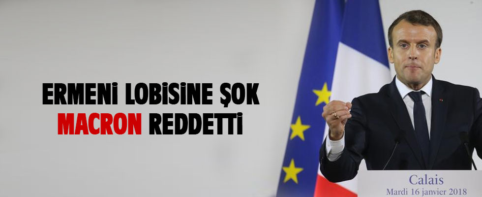 Macron'dan Ermeni lobisine şok