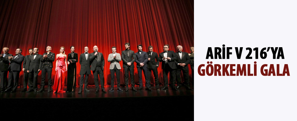 Arif V 216'ya görkemli gala