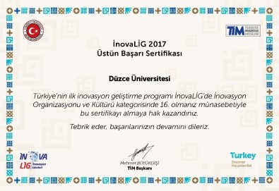 Düzce Üniversitesi Ve Düzce Teknopark'tan İnovalig Başarısı