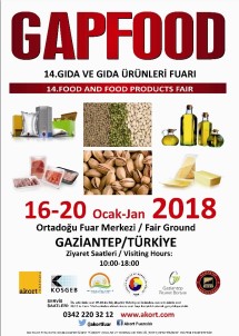 GAPTARIM VE GAPFOOD Fuarları 16 Ocak'ta Kapılarını Açıyor