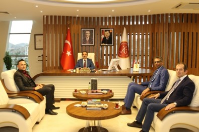 Türk Eğitim Sen Şube Başkanı Urgenç'ten Rektör Bağlı'ya Ziyaret