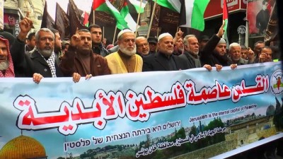 Gazze'de Kudüs Protestoları
