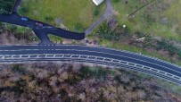 EMNIYET ŞERIDI - (Özel) Riva'da Kazaların Yaşandığı Bisiklet Yolu Havadan Görüntülendi