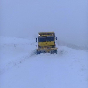 Tunceli'de Kar Nedeniyle 79 Köy Yolu Kapandı