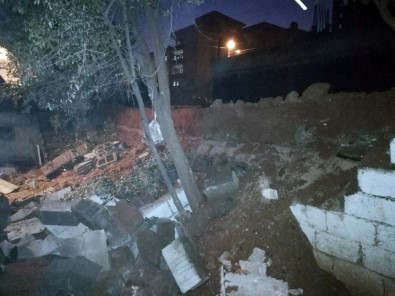 Kahramanmaraş'ta İstinat Duvarı Çöktü