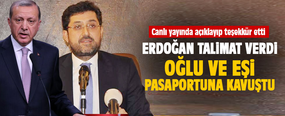 Murat Hazinedar'dan Cumhurbaşkanı Erdoğan'a teşekkür