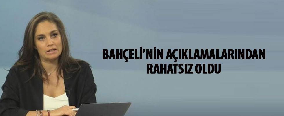 Bahçeli'nin açıklamaları Nevşin Mengü'yü rahatsız etti