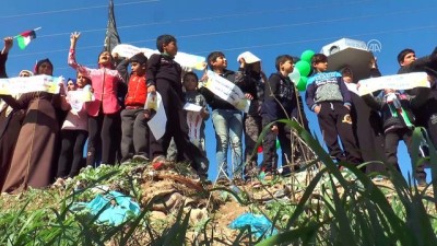 Gazze'de Kudüs Protestoları