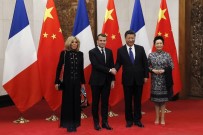 Macron İle Jinping Pekin'de Bir Araya Geldi