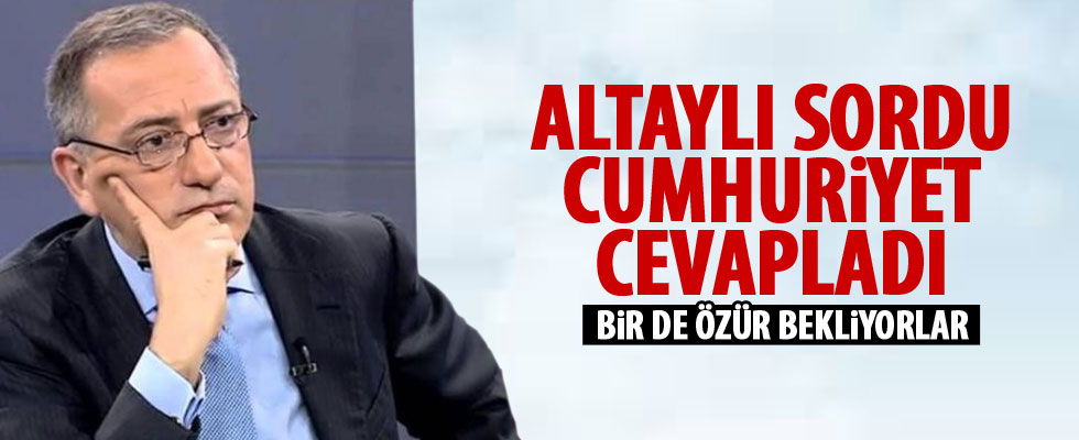 Fatih Altaylı ile Cumhuriyet arasında düello