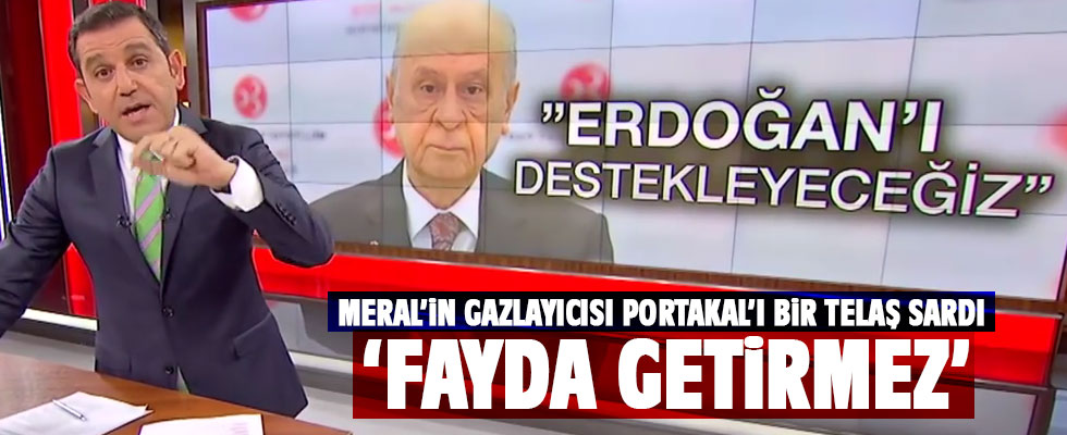 Fatih Portakal: MHP'yle ittifak Ak Parti'ye fayda getirmez