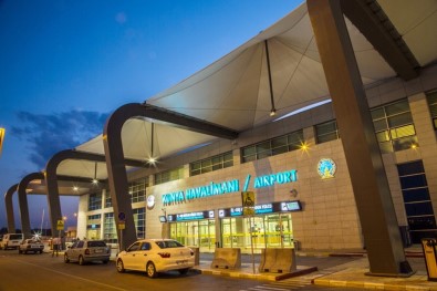 Konya Havalimanında Aralık'ta 93 Bin 412 Yolcuya Hizmet Verildi