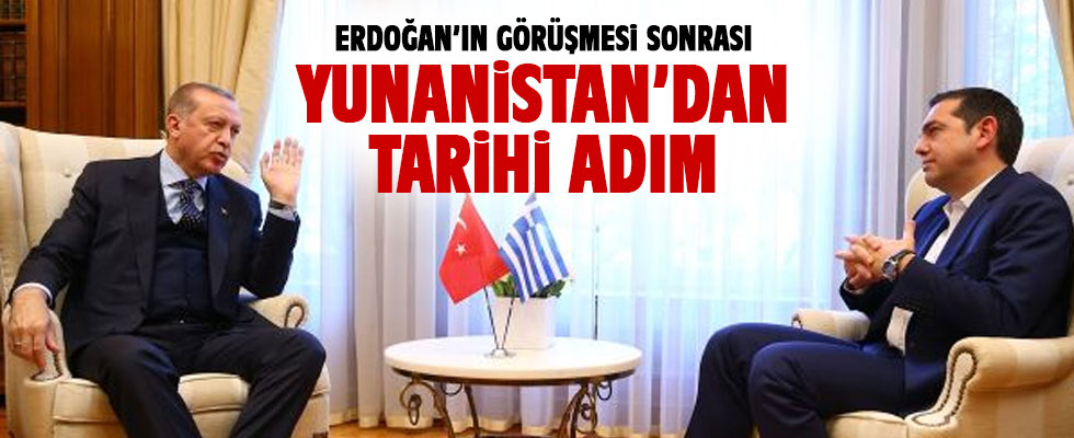 Erdoğan'ın sözleri sonrası Yunanistan'dan ilk adım