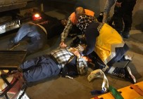 BOMONTI - Motosiklet Tünelde Çalışan İşçilerin Arasına Daldı Açıklaması 2 Yaralı