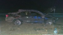 Takla Atan Otomobil Refüje Çıktı Açıklaması 4 Yaralı