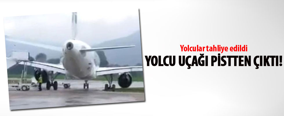 Zonguldak'ta yolcu uçağı pistten çıktı!