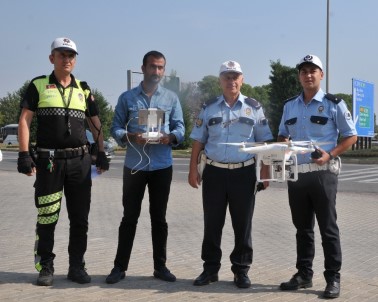 Hatalı Sürücüler 'Drone'a Yakalandı