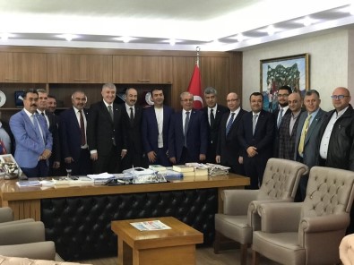 KTO Yönetimi MHP İl Başkanı Serkan Tok'u Ziyaret Etti