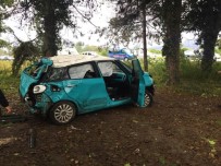 SAKARLı - Samsun'da Otomobil Şarampole Yuvarlandı Açıklaması 1 Ölü