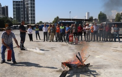 Belediye Personeline Yangın Söndürme Ve İlkyardım Eğitimi
