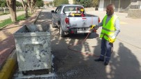 KEREM SÜLEYMAN YÜKSEL - Bismil'de Çöp Konteynerleri Dezenfekte Ediliyor