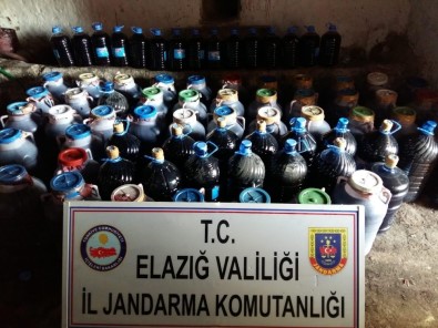 Elazığ'da 6 Ton Kaçak Şarap Ele Geçirildi