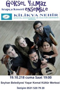 Göksel Yılmaz Ensemble'den Adana'da Konser