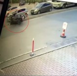 (Özel) Ümraniye'de Feci Motosiklet Kazası Kamerada