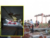 MUMBAI - Yolcu uçağı havalimanı duvarına çarptı!