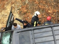 50 Metrelik Uçurumdan Aşağı Düşen Otomobilin Sürücüsü Öldü Haberi