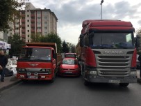 HAFRİYAT KAMYONU - Beşiktaş'ta Bir Garip Kaza