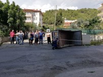 ALAADDIN KEYKUBAT - Kontrolden Çıkan Kamyon Yayalara Daldı Açıklaması 3 Yaralı